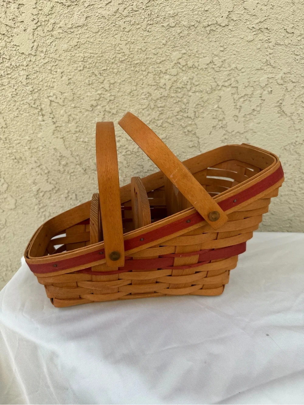 Longaberger Yuletide Traditions Vegetable Basket Christmas Edition & Dividers